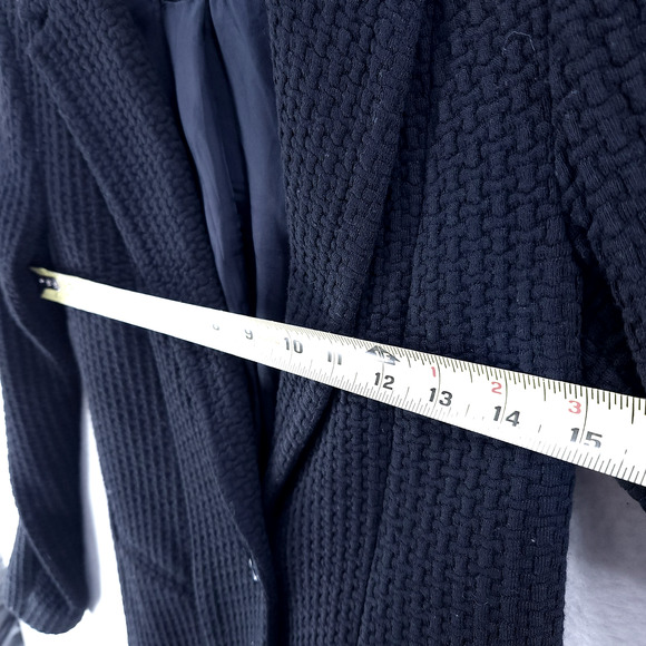 REISS Blazers Women's XS Designer Waffle knit Jacket Designer Casual Textured - Picture 4 of 11